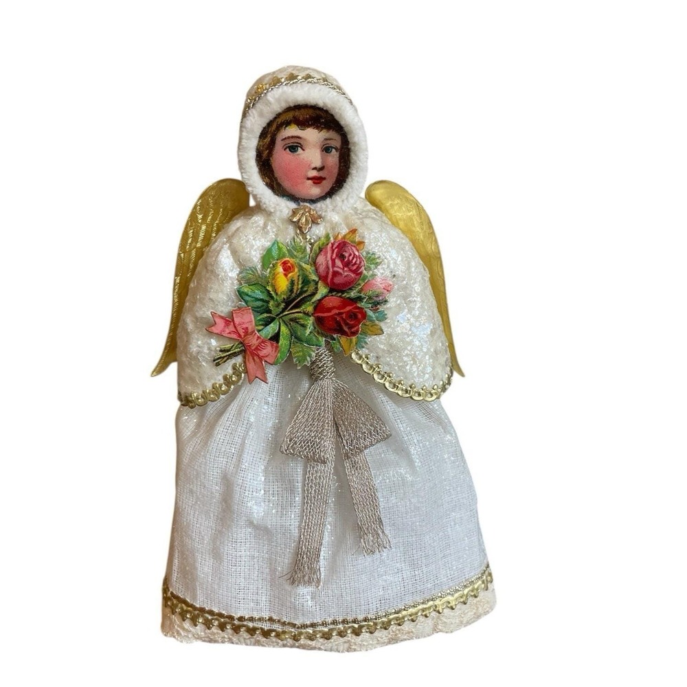 Blumchen Snow‎ Angel Victorian Style Ornament Angelic Topper Little Holly BB117